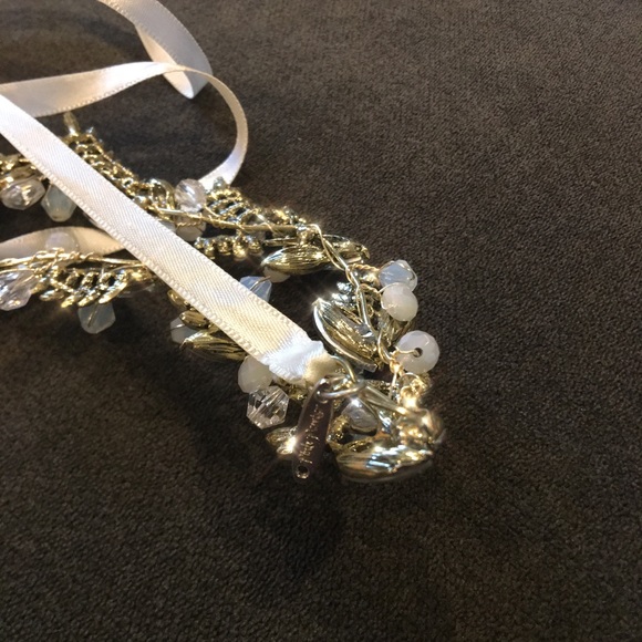 Pink Pewter Xoelle Ribbon Headpiece Or Belt main image 4